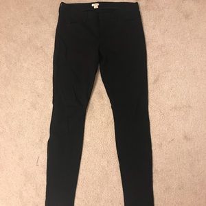J. Crew black pants, with stretch. No defects.